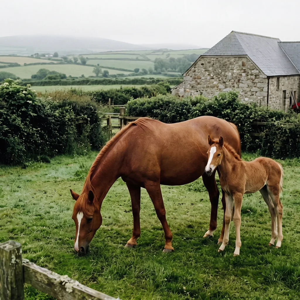 Élevage de chevaux au Les Paladins de Saint Agnan, Le Châtenet-en-Dognon